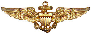 Navy wings of gold